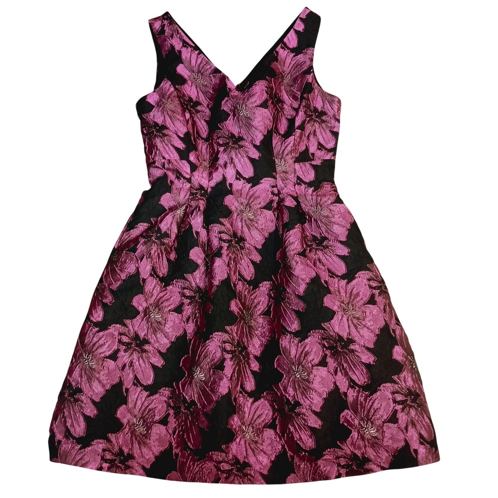 Donna Ricco Sleeveless Jacquard Fit and Flare Dress SKUW623